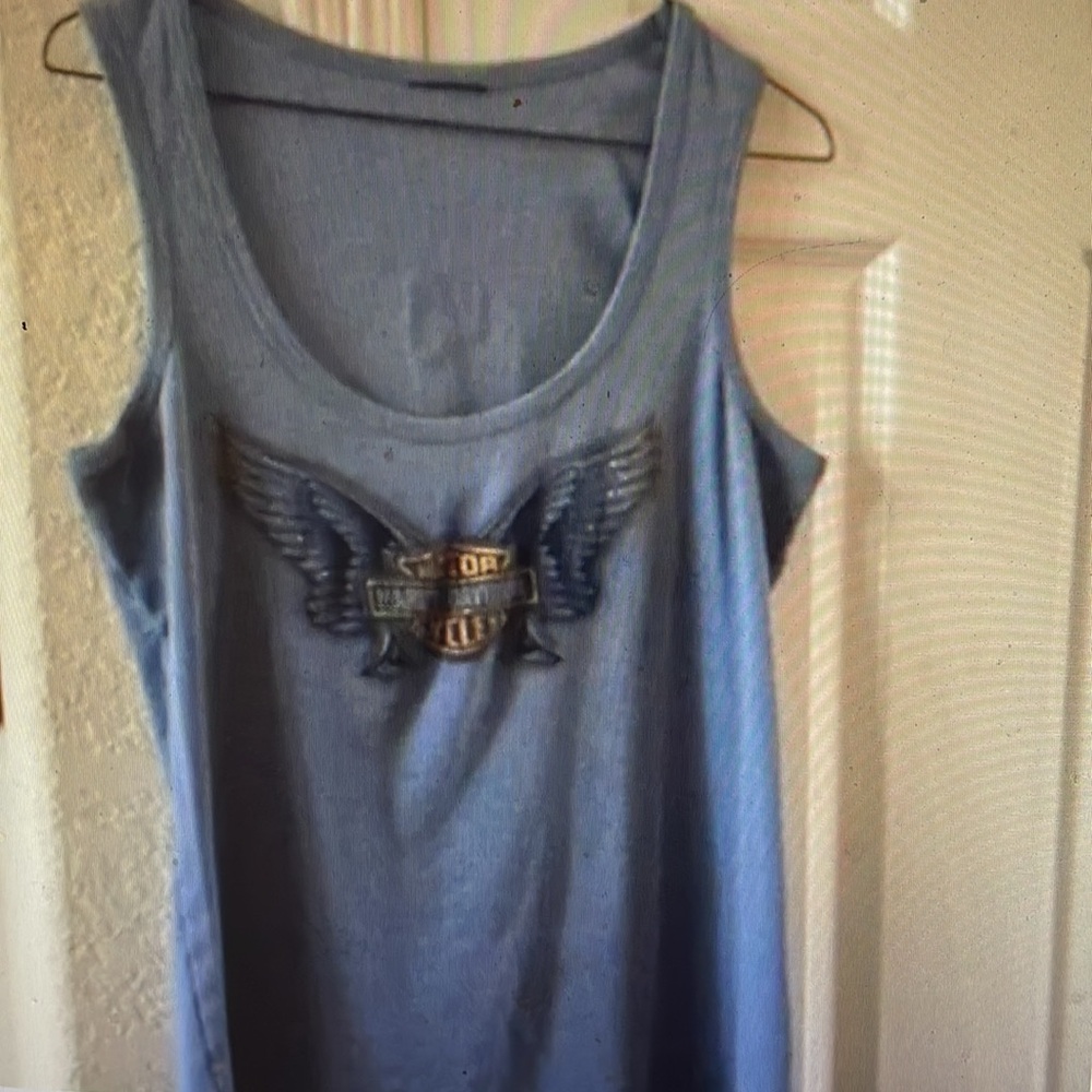 Harley Davidson blue tank top Orlando, FL M